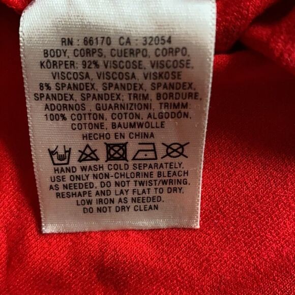 LeifNotes dress. Size XS. Red. Excellent condition. - Picture 10 of 10